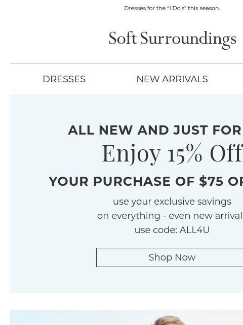 softsurroundings newsletter: Weddings & Engagements