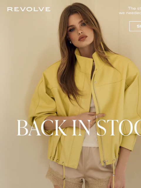 revolve newsletter: We Brought These Back Just For You