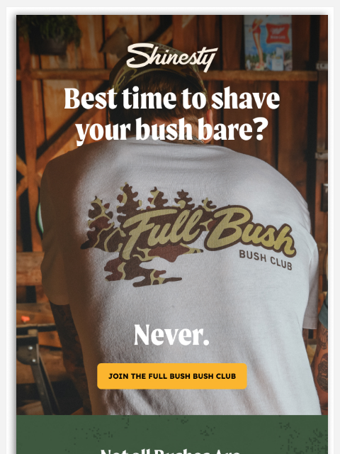 shinesty newsletter: The t-shirt that’s loud and proud.