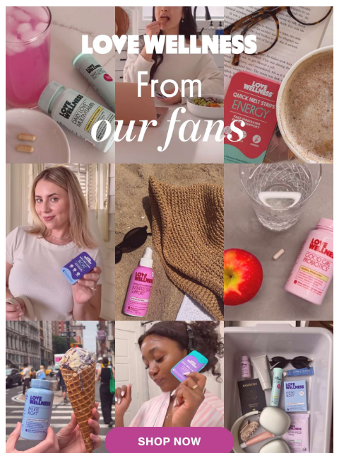 lovewellness newsletter: We had no one to write this…