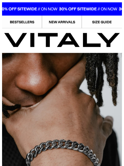 vitalydesign newsletter: Shop 30% All Bracelets