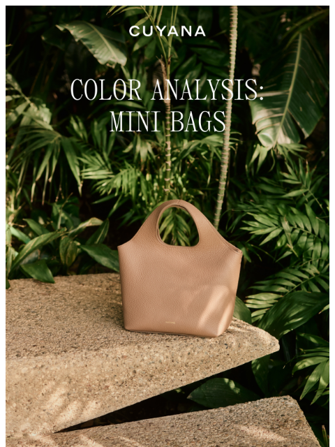 cuyana newsletter: New Spring Colors