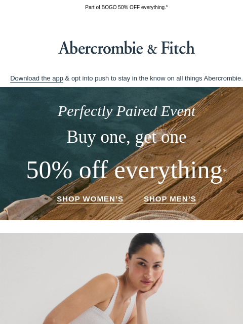 abercrombie newsletter: Spend this weekend in a new dress.