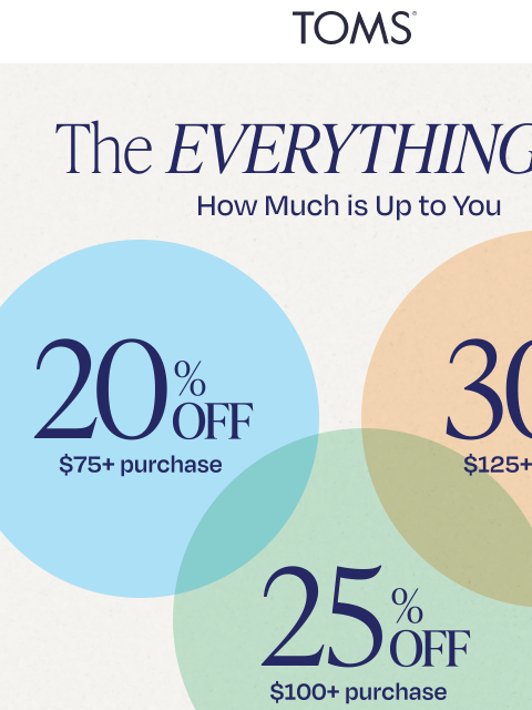 toms newsletter: The Everything Sale Starts Now 🏁