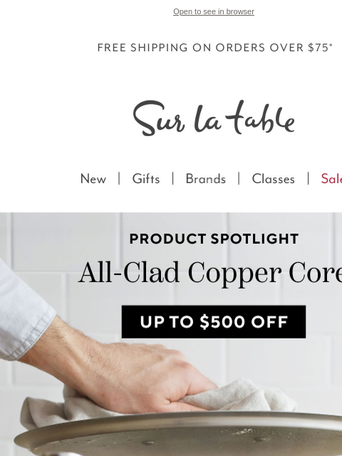 surlatable newsletter: Your copper era starts now.