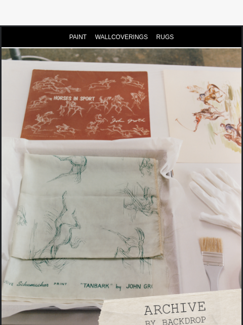 backdrophome newsletter: EQUESTRIAN ART FOR YOUR WALLS 🐎