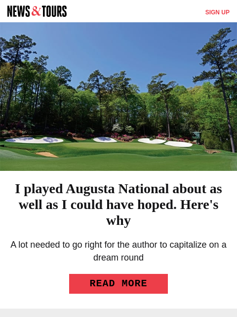 golfdigest newsletter: LIV telecast goes dark for nearly two hours