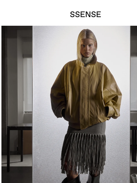 ssense newsletter: New arrivals, right on time