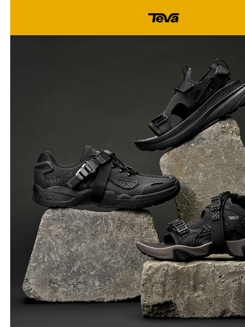 teva newsletter: ⚫⚫ALL. BLACK. STYLES.⚫⚫