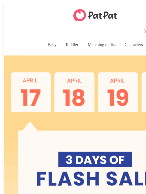 patpat newsletter: ⏳ 50% Off, 72 Hours Only
