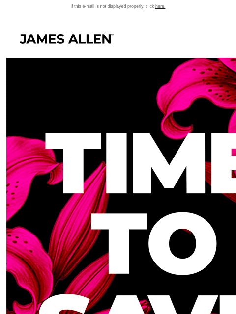 jamesallen newsletter: Selling Fast: Shop The Clearance Event