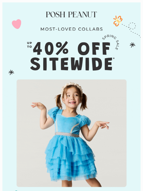 poshpeanut newsletter: Up to 40% Off the Collabs Everyone Loves 💖