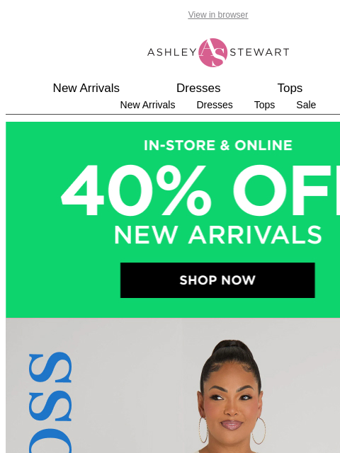 ashleystewart newsletter: Dress like a BOSS 😎💅 👜