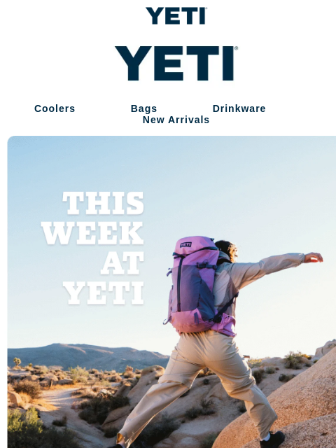 yeti newsletter: New Colors Are Here