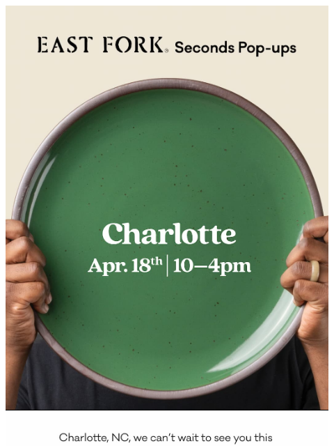 eastfork newsletter: Charlotte, we'll see you tomorrow!