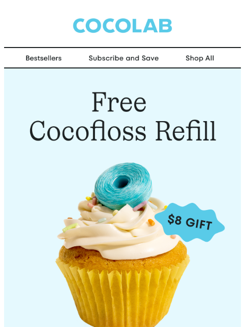 cocolab newsletter: Get your FREE fan-favorite floss