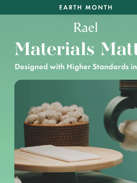 getrael newsletter: Thoughtful Materials, Mindful Impact 🌎