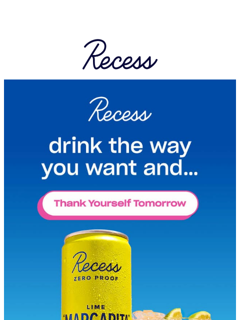 takearecess newsletter: hungover? lol