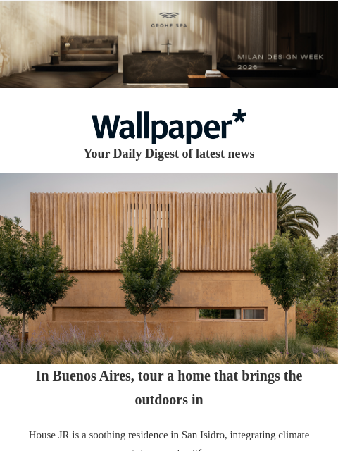 futureplc newsletter: Tour a Buenos Aires home in tune with the climate