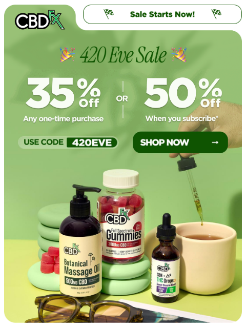 cbdfx newsletter: 2 Days Only: Get up to 50% OFF sitewide! 👀