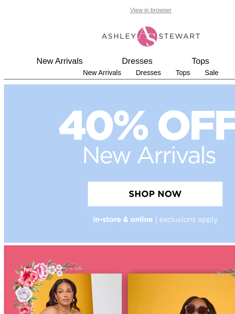 ashleystewart newsletter: Something Cute and New Just For You