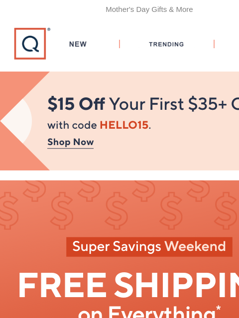 qvcemail newsletter: Today Only! Free Shipping
