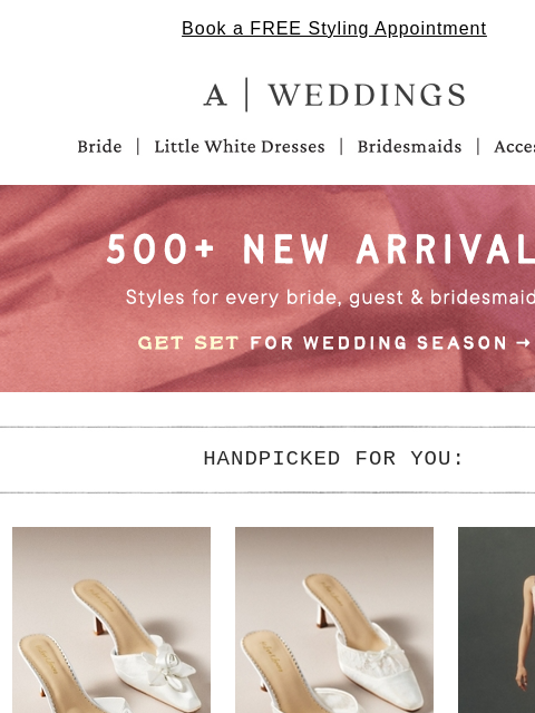 anthropologie newsletter: 500+ new arrivals (we counted)