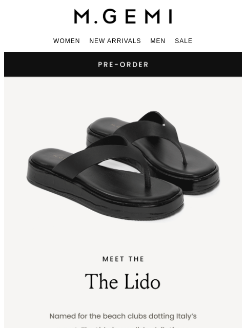 mgemi newsletter: Pre-Order The Lido