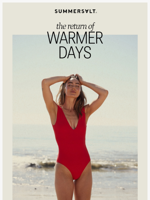 summersalt newsletter: Summer, Is That You??