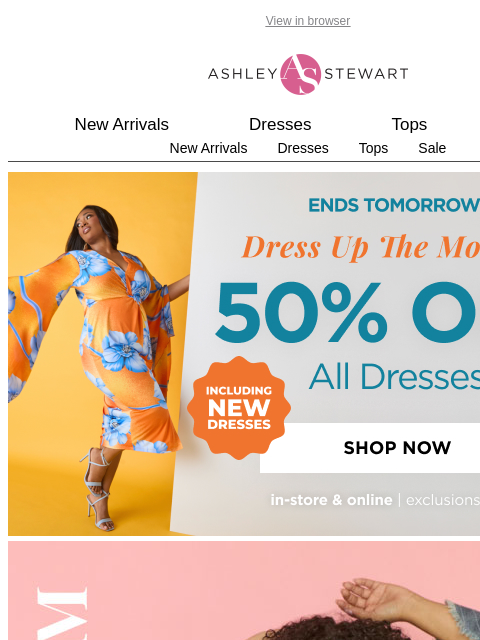 ashleystewart newsletter: HOT TAKE: 🔥 Denim dresses do it better