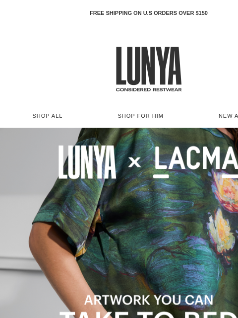 lunya newsletter: The Water Lilies Return.