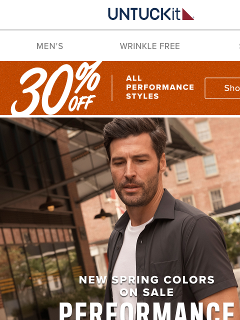 untuckit newsletter: 30% Off the Shirt You Know and Love—Now in New Col...