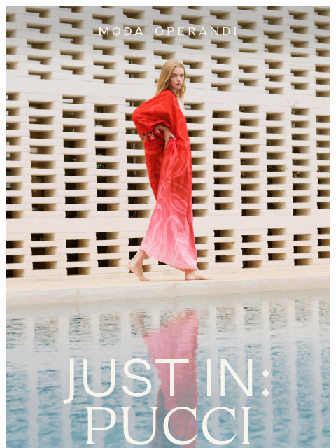 modaoperandi newsletter: New from PUCCI