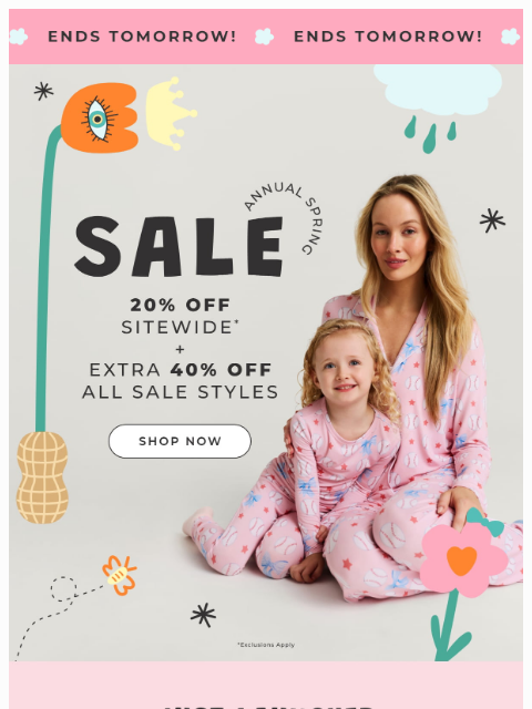 poshpeanut newsletter: Ends Tomorrow: 20% Off Sitewide + Extra 40% Off ✨