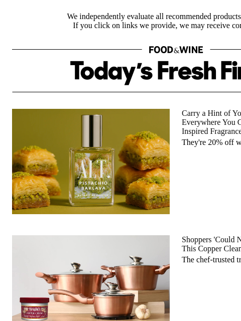 foodandwine newsletter: Just $10: A Copper Cleaner That Delivers Unbelieva...