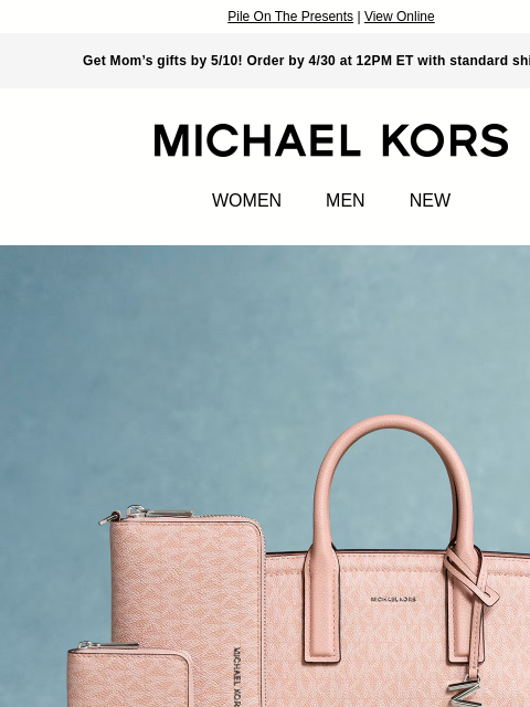 michaelkorsmail newsletter: When It Comes To Gifts, More Is More 💕