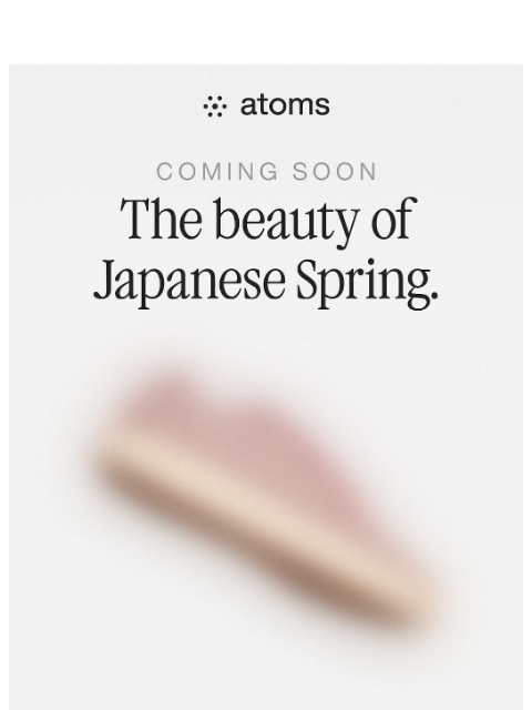 atoms newsletter: Something is coming 👀