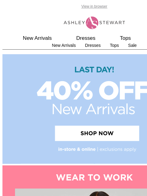 ashleystewart newsletter: 👀 We’ll take one in EVERY COLOR 💙💚 💛🩷🧡