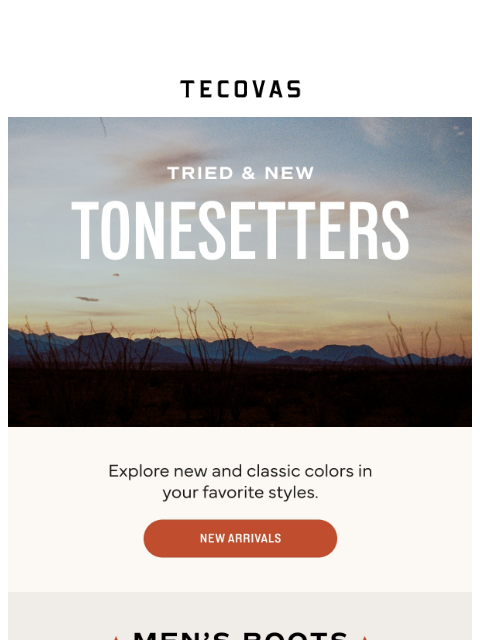 tecovas newsletter: Find new favorites
