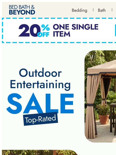 bedbathandbeyond newsletter: The Outdoor Entertaining picks everyone’s loving 