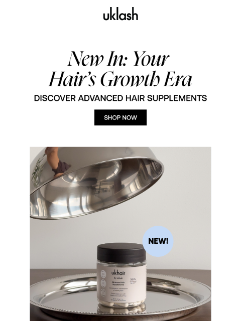 uklash newsletter: New in: stronger hair starts here ✨