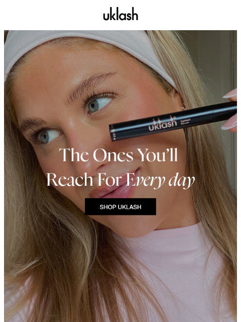 uklash newsletter: Low maintenance routine, sorted 💫