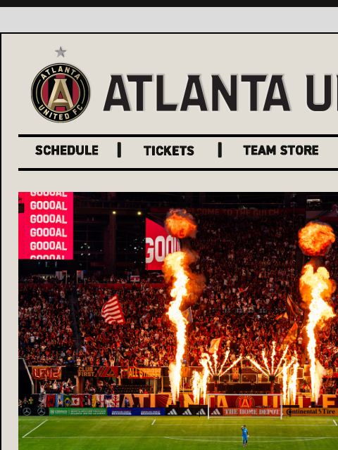 atlutd newsletter: Midweek Matchday Is On