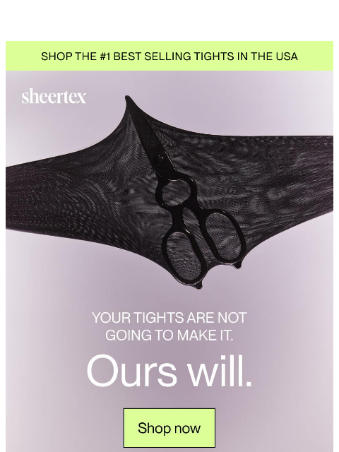 sheertex newsletter: We need to talk about your tights