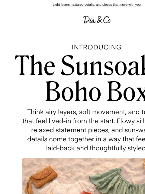 dia newsletter: RE: Sunsoaked & Glowing ☀️