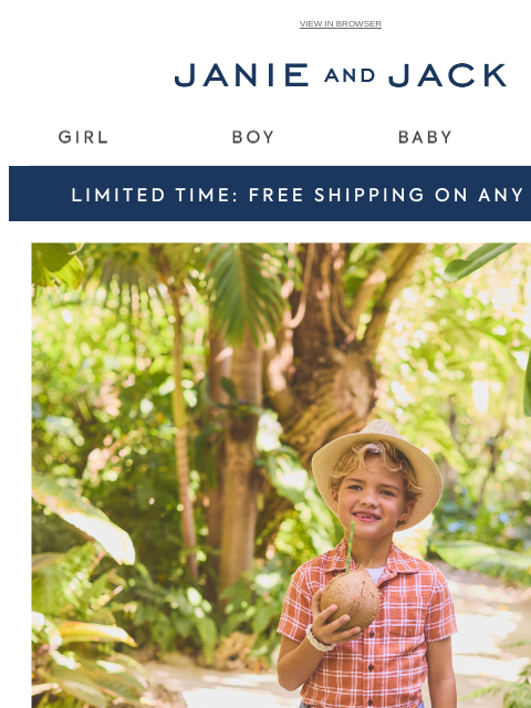 janieandjack newsletter: A matching moment from sea to sand