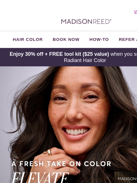 madison-reed newsletter: Most Wanted Color: 30% Off