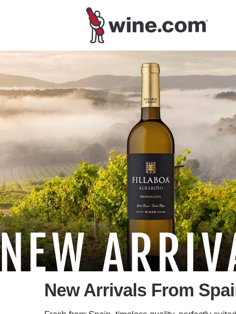 wine newsletter: New Arrivals from Spain Just Dropped