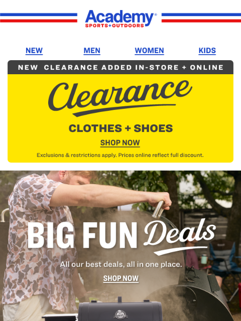 academy newsletter: Your Weekly Big Fun Deals Are Here!