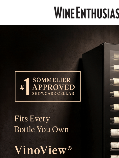 wineenthusiast newsletter: Limited Time: Save 15% on Patented VinoView Cellar...